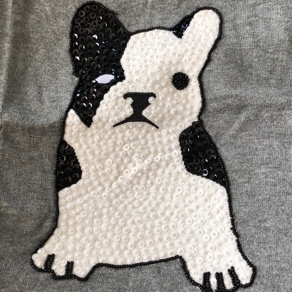 French Connection Pug Sparkle Sweater - Picture 3 of 9